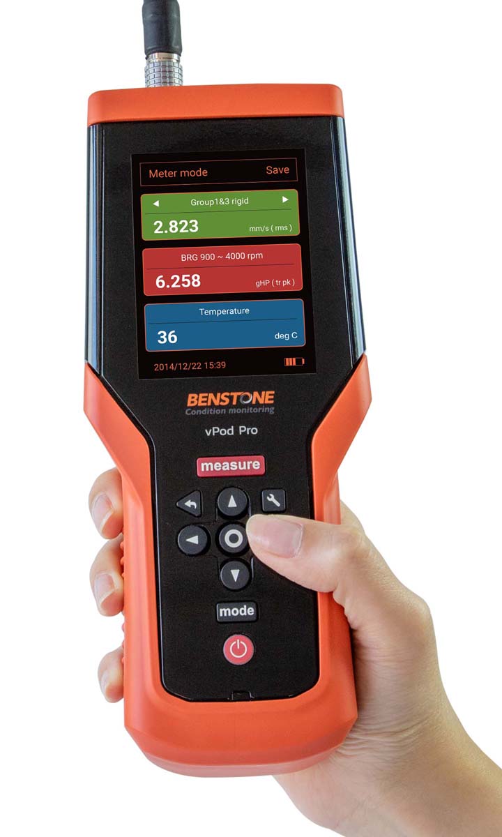 vPod Pro Smart Vibration Meter, bearing tester